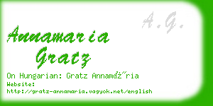 annamaria gratz business card